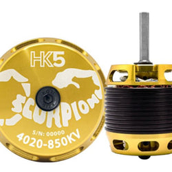 Scorpion HK5-4020-850kv Motor (RAW 500) : SC-HK5_4020_850
