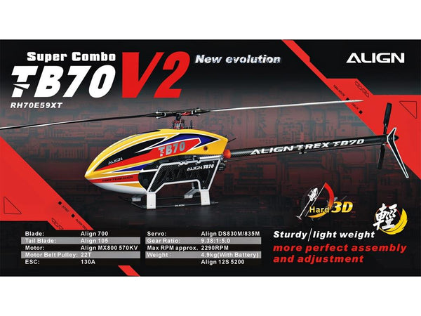 tunexx シファン ツーショ リリイベ Align TB70 V2 Super Combo : RH70E59XT - Midland Helicopters