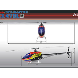Align T-Rex 470LM Dominator Super Combo : RH47E01XT
