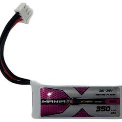 ManiaX 7.4V 350mah 50C Lipo (OMP M1) : MX350-2S-50