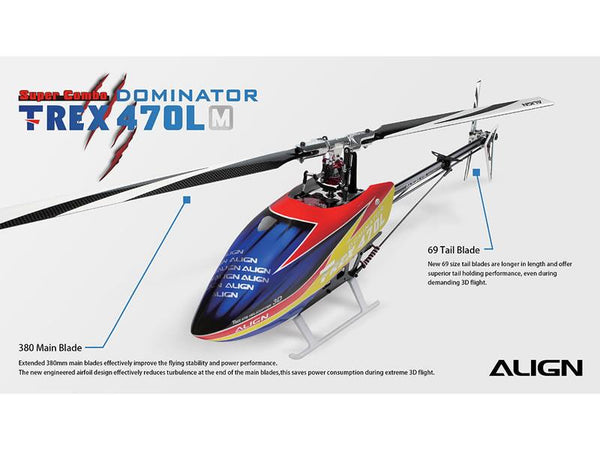 Align T-Rex 470LM Dominator Configurable Super Combo : RH47E01XT-C