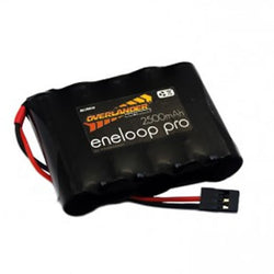 Eneloop Pro 2500mAh AA 6v Flat Receiver Battery Pack