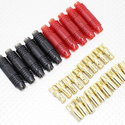 RCPROPLUS Supra-X Rnd-Housing 6mm Connector (10M.10F)