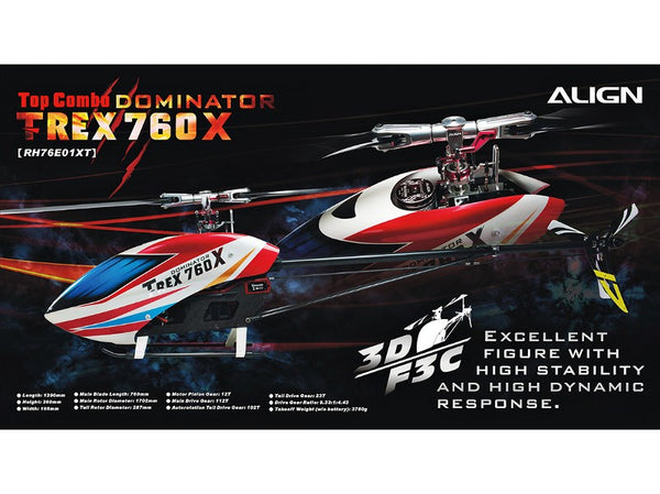 Aligner l'hélicoptère RC T-REX 760X Top Combo Aligner l'hélicoptère RC T-REX 760X Top Combo