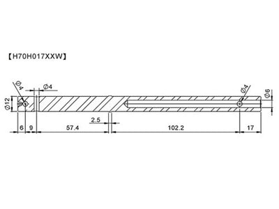 Align T-Rex 700X High-Strength Main Shaft (H70H017XXT) - Midland Helicopters
