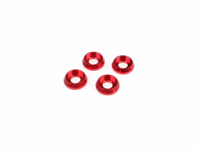 Goosky RS5/RS6/RS7 M4 Finishing Washers - Red : GT040095