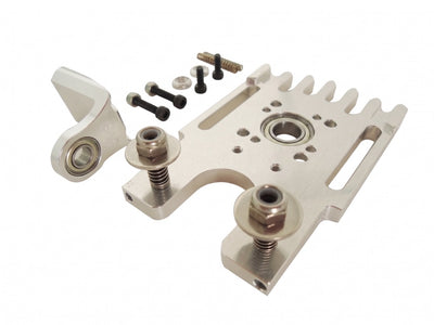 Aluminum Motor Mount W/3rd Brg Support - Goblin 630/700/770 : H0142-S