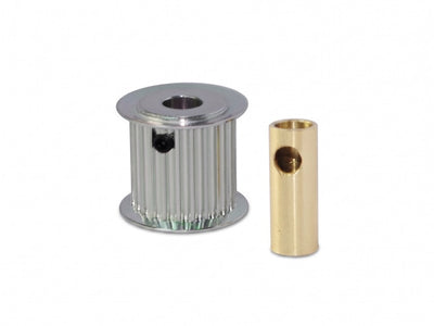 Aluminum Motor Pulley 19T (6/8mm motor shaft) - Goblin 770 : H0175-19-S