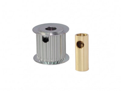 Aluminum Motor Pulley 23T (6/8mm motor shaft) - Goblin 770 : H0175-23-S - Midland Helicopters