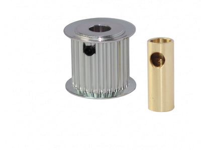 Aluminium Motor Pulley 25T (for 6/8mm motor shaft) : H0175-25-S