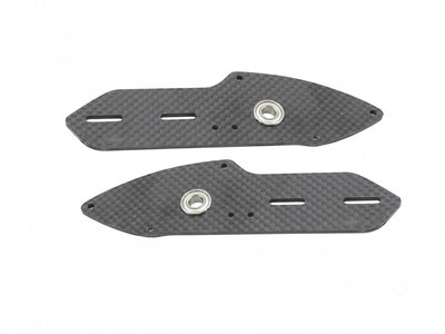 Carbon Fibre Tail Side Plate Set -Urukay Competition H0494-S