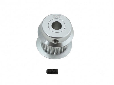 Aluminum Motor Pulley 24T - Goblin 380 : H0501-24-S