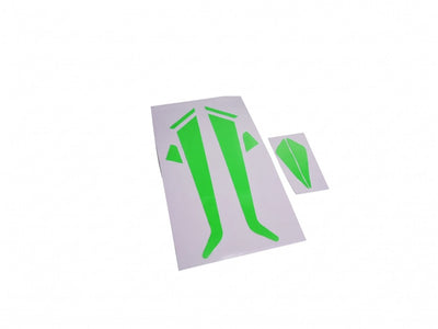 Landing Gear and Fin Green Sticker - Goblin 380 : H0589-S