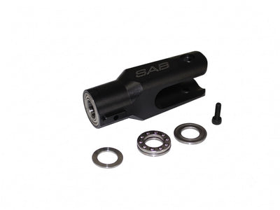 Aluminum Main Blade Grip Black Matte - Goblin Black Nitro : H0679BM-S - Midland Helicopters