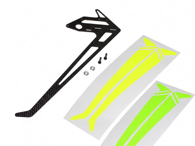 Carbon Fiber Vertical Fin - Goblin Black Nitro/Thunder : H0684-S - Midland Helicopters