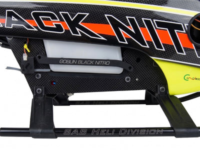 Aluminum Tank Support - Goblin Black Nitro : H0686T-S