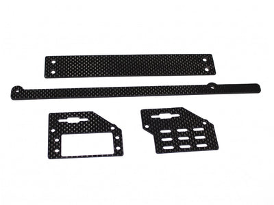 Carbon Fiber Support Set - Goblin Black Nitro : H0690-S
