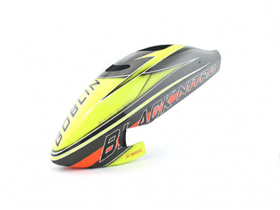 Canomod Airbrush Canopy Yellow Carbon - Goblin Black Nitro : H0700-S - Midland Helicopters
