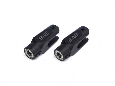 Aluminium Main Blade Grip Black Matte - Goblin Urukay Carbon : H0719BM-S - Midland Helicopters