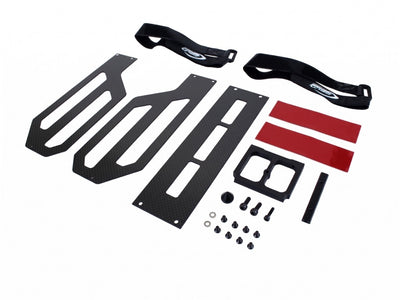 Aluminium Battery Support Black Matte - Goblin Comet : H0733-S