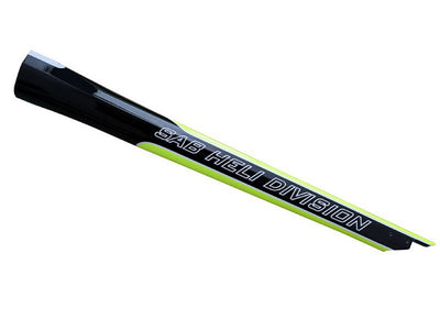 Carbon Fibre Tail Boom Yellow/Black - Goblin 420 Sport : H0815-S - Midland Helicopters