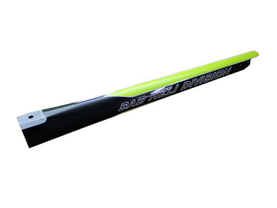 Carbon Fibre Tail Boom Yellow/Black - Goblin 420 Sport : H0815-S - Midland Helicopters