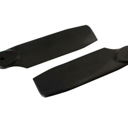 Black Plastic Tail Blade 50mm - Goblin Fireball : H0828-S - Midland Helicopters