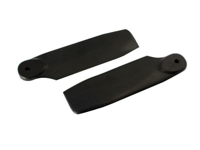 Black Plastic Tail Blade 50mm - Goblin Fireball : H0828-S - Midland Helicopters