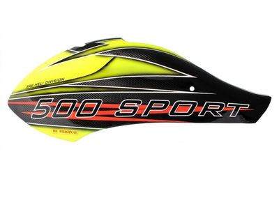 Canomod Airbrush Canopy SAB Yellow/Black - Goblin 500 Sport : H0938-S