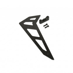 Align T-Rex 500X Carbon Fiber Vertical Stabilizer : H50T009XXT - Midland Helicopters