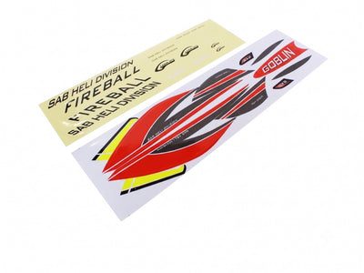SAB Fireball Sticker Set : HA064-S