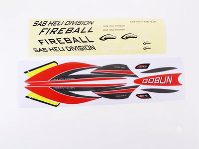 SAB Fireball Sticker Set : HA064-S