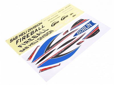 SAB Sticker Fireball Blue : HA068-S