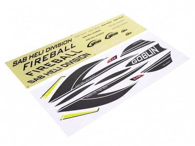 SAB Sticker Fireball Carbon : HA069-S