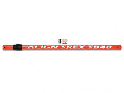 TB40 Carbon Fiber Tail Boom - Orange : HB40T010XOT