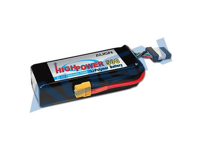 Align 6S1P 22.2V 3300mAh/50C Lipo : HBP33003T