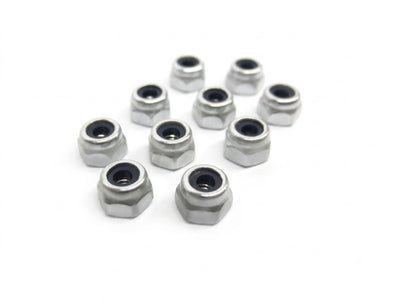 SAB Metric Hex Nylon Nuts M3 H4 (10pcs) - Goblin 630/700 : HC206-S