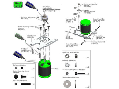 Goblin Hex Nylon Nuts M5 H4.8 (5) : HC218-S