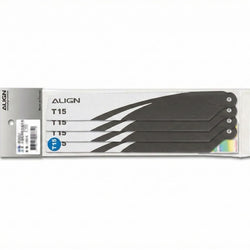 Align T15 Main Blades (Carbon) : HD120BT - Midland Helicopters