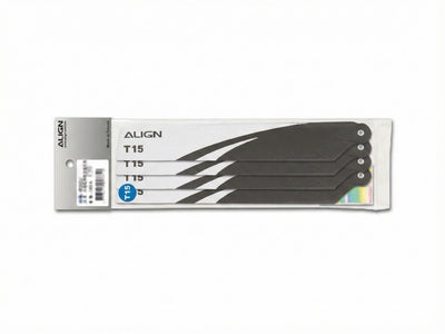 Align T15 Main Blades (Carbon) : HD120BT - Midland Helicopters
