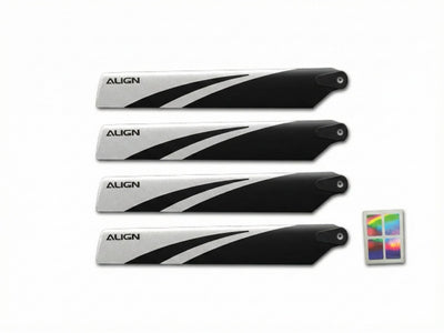 Align T-Rex 150 Main Blades - Black (2 Pairs) : HD123ABT