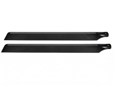 Align 425mm Carbon Fibre Blades - Black : HD420KT