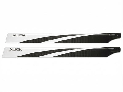 Align 470 Carbon Fiber Blades (Seconds) : HD470AQCB