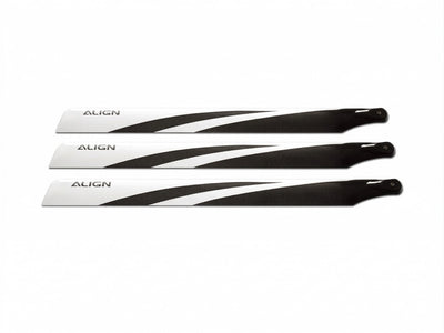 Align 520 Carbon Fiber Blades / 3 Set : HD520D
