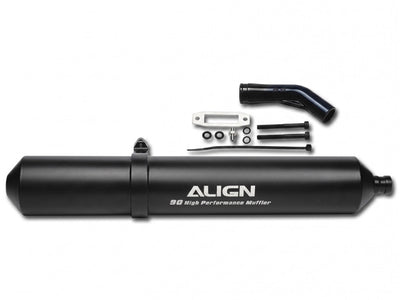 Align 90 High Performance Muffler - Black : HFM09001