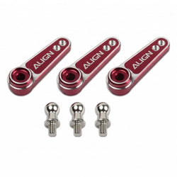 Align D6FF Metal Servo Horn(M2.5) - Red : HSP61015QRT
