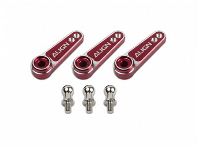 Align D6FF Metal Servo Horn(M2.5) - Red : HSP61015QRT
