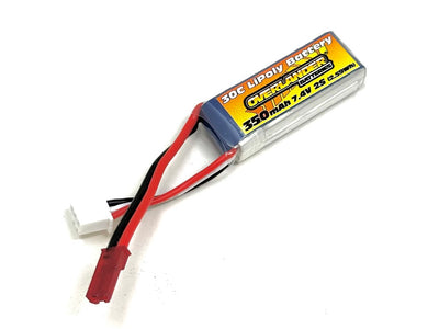 Overlander 350mAh 2 Cell 7.4V 30C LiPo : MHSH25