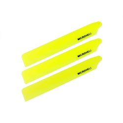 Microheli Plastic Triple Main Blade (For MH-GSS1001T Series) (Black) : MH-GSS1003TBK