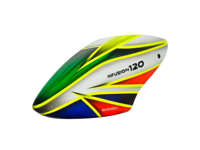 Airbrush Fibreglass White Toxic Canopy - Blade Infusion 120 : MH-I120080WT